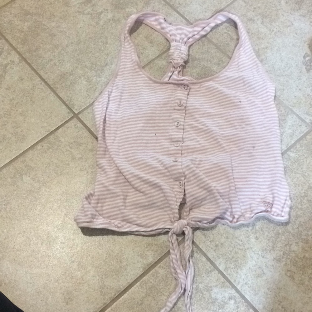Button up Guess striped top